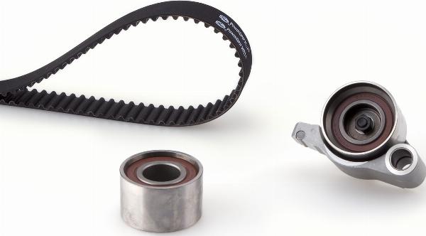 GATES K02T257 - Комплект ременя ГРМ autocars.com.ua