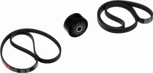 GATES K033PK738 - Поликлиновий ремінний комплект autocars.com.ua