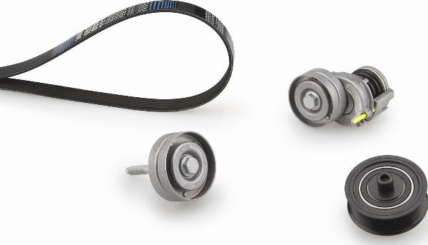 GATES K036PK1600 - Поликлиновий ремінний комплект autocars.com.ua