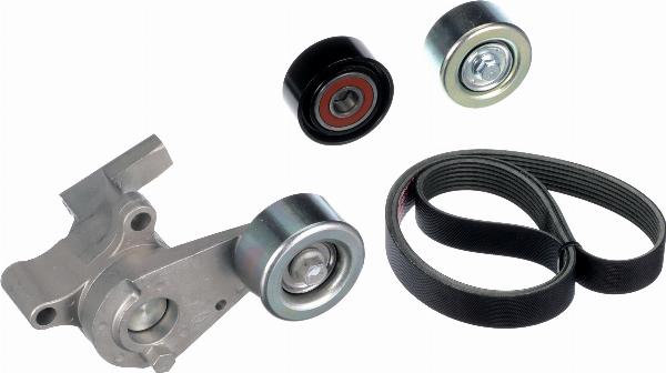 GATES K037PK2285 - Поликлиновий ремінний комплект autocars.com.ua