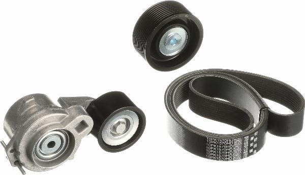 GATES K0410PK1570HD - Поликлиновий ремінний комплект autocars.com.ua