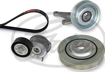 GATES K086PK1245 - Поликлиновий ремінний комплект autocars.com.ua