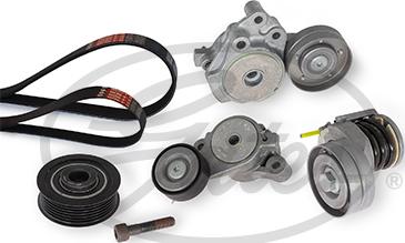 GATES K116PK1600 - Поликлиновий ремінний комплект autocars.com.ua