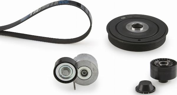 GATES K296PK1708 - Поликлиновий ремінний комплект autocars.com.ua