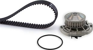 GATES KP15015 - Водяний насос + комплект зубчатого ременя autocars.com.ua