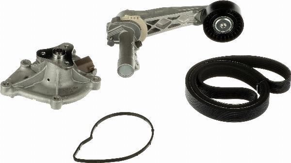 GATES KP16PK903XS - Водяний насос + комплект струмкових ременів autocars.com.ua