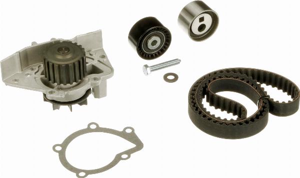 GATES KP25468XS-2 - Водяний насос + комплект зубчатого ременя autocars.com.ua