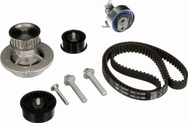 GATES KP25499XS-4 - Водяний насос + комплект зубчатого ременя autocars.com.ua