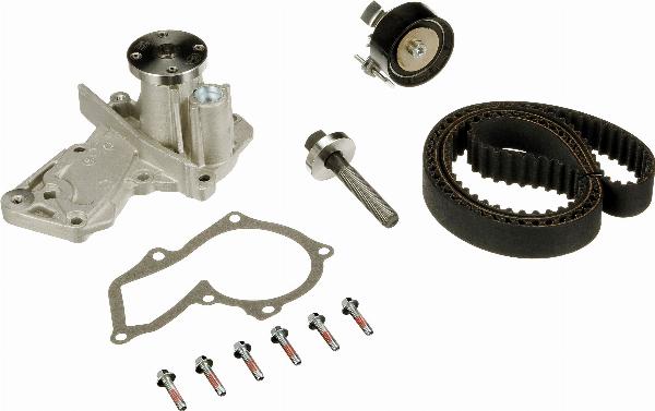 GATES KP25669XS - Водяний насос + комплект зубчатого ременя autocars.com.ua