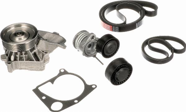 GATES KP26PK1835XS - Водяний насос + комплект струмкових ременів autocars.com.ua