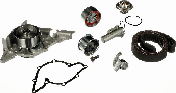 GATES KP2TH15493XS-1 - Водяний насос + комплект зубчатого ременя autocars.com.ua