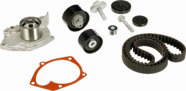 GATES KP35550XS - Водяний насос + комплект зубчатого ременя autocars.com.ua