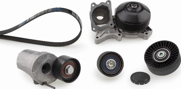 GATES KP36DPK1698 - Водяний насос + комплект струмкових ременів autocars.com.ua