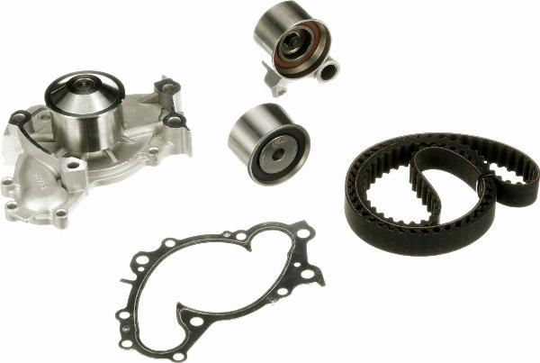 GATES KP3T257 - Водяний насос + комплект зубчатого ременя autocars.com.ua