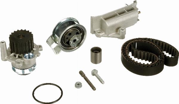 GATES KP55569XS-2 - Водяний насос + комплект зубчатого ременя autocars.com.ua