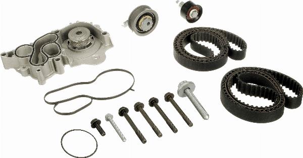 GATES KP65680XS - Водяний насос + комплект зубчатого ременя autocars.com.ua