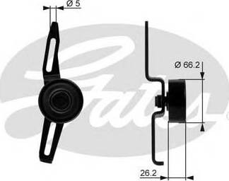 Gates T36065 - Направляющий ролик, поликлиновый ремень autodnr.net