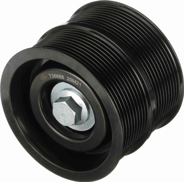 GATES T36668 - Паразитний / провідний ролик, поліклиновий ремінь autocars.com.ua