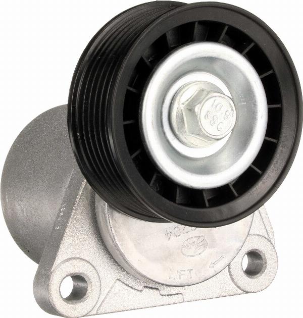 GATES T38204 - Натягувач ременя, клинові зуб. autocars.com.ua