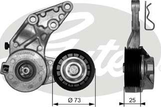 Gates T39067 - Натяжитель, поликлиновый ремень autodnr.net