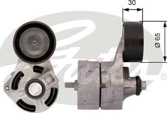 Gates T39108 - Натягувач ременя, клинові зуб. autocars.com.ua