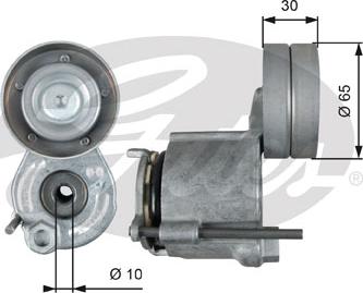 Gates T39267 - Натяжитель, поликлиновый ремень avtokuzovplus.com.ua