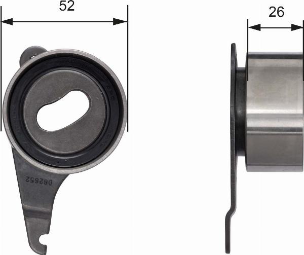 GATES T41035 - Натягувач, зубчастий ремінь autocars.com.ua