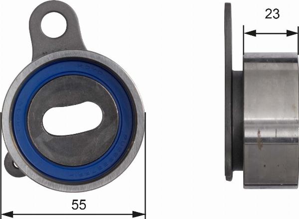 GATES T41074 - Натяжна ролик, ремінь ГРМ autocars.com.ua