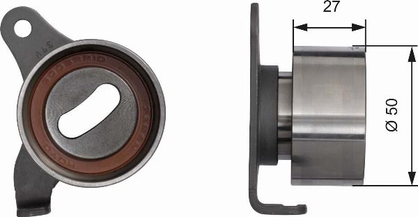 GATES T41076 - Натяжна ролик, ремінь ГРМ autocars.com.ua