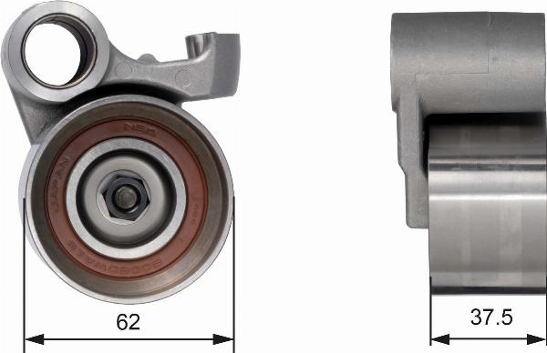 GATES T41078 - Натяжна ролик, ремінь ГРМ autocars.com.ua