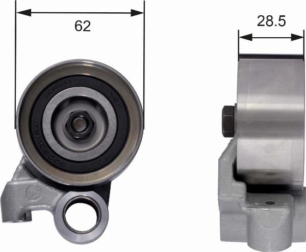 GATES T41183 - Натяжна ролик, ремінь ГРМ autocars.com.ua