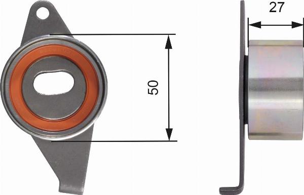 GATES T41245 - Натяжна ролик, ремінь ГРМ autocars.com.ua