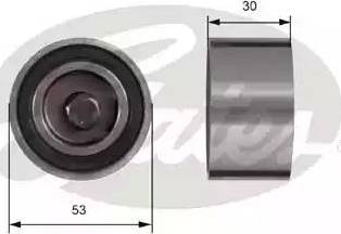 Gates T41269 - Натяжна ролик, ремінь ГРМ autocars.com.ua