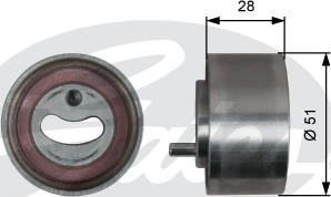 Gates T41319 - Натяжной ролик, ремень ГРМ avtokuzovplus.com.ua