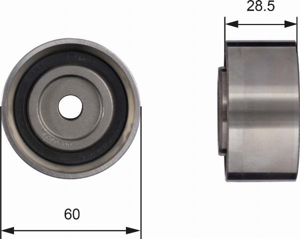 GATES T42003 - Паразитний / Провідний ролик, зубчастий ремінь autocars.com.ua