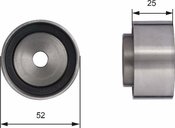 GATES T42005 - Паразитний / Провідний ролик, зубчастий ремінь autocars.com.ua