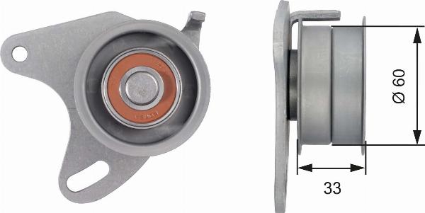 GATES T42129 - Натяжна ролик, ремінь ГРМ autocars.com.ua