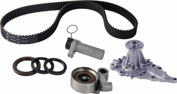 GATES TCKHWP215 - Водяний насос + комплект зубчатого ременя autocars.com.ua