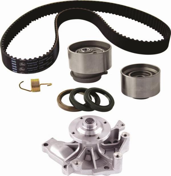 GATES TCKWP228 - Водяний насос + комплект зубчатого ременя autocars.com.ua