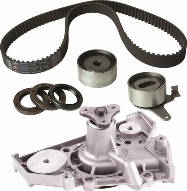 GATES TCKWP318 - Водяний насос + комплект зубчатого ременя autocars.com.ua