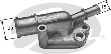 Gates TH09282G1 - Термостат, охлаждающая жидкость avtokuzovplus.com.ua