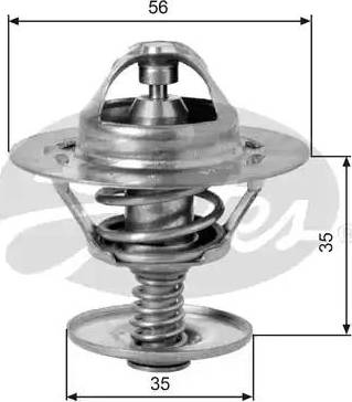 Gates TH09582 - Термостат, охлаждающая жидкость avtokuzovplus.com.ua