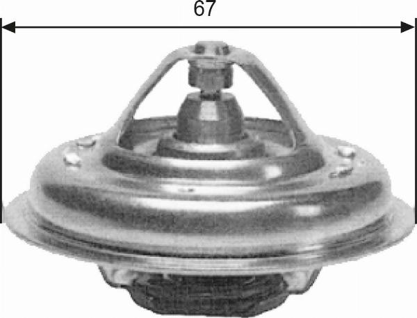 GATES TH09985G1 - Термостат, охолоджуюча рідина autocars.com.ua