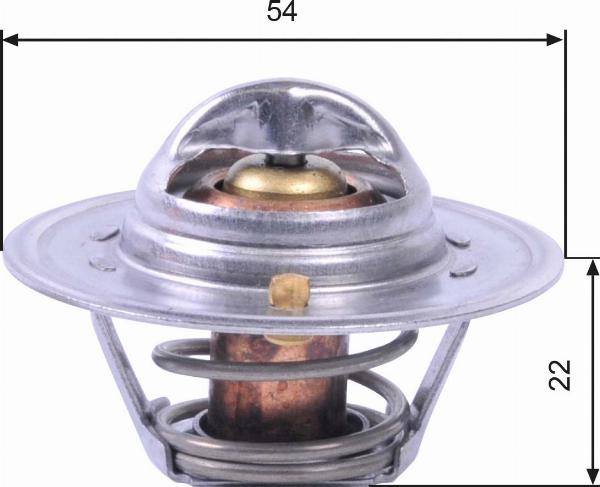 GATES TH12888G1 - Термостат, охолоджуюча рідина autocars.com.ua