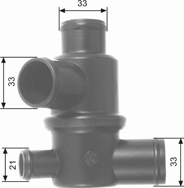 GATES TH14687 - Термостат, охолоджуюча рідина autocars.com.ua