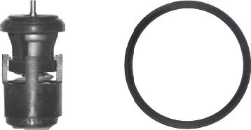 GATES TH14780G1 - Термостат, охолоджуюча рідина autocars.com.ua