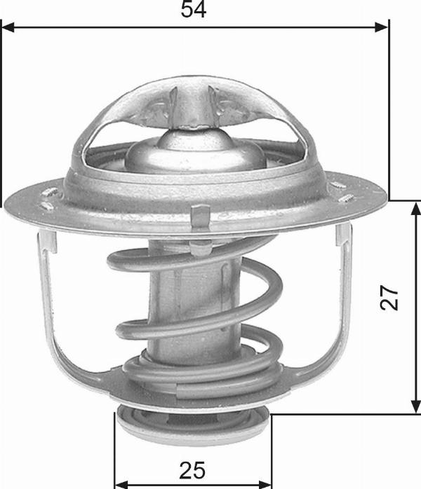 GATES TH23685G1 - Термостат, охолоджуюча рідина autocars.com.ua