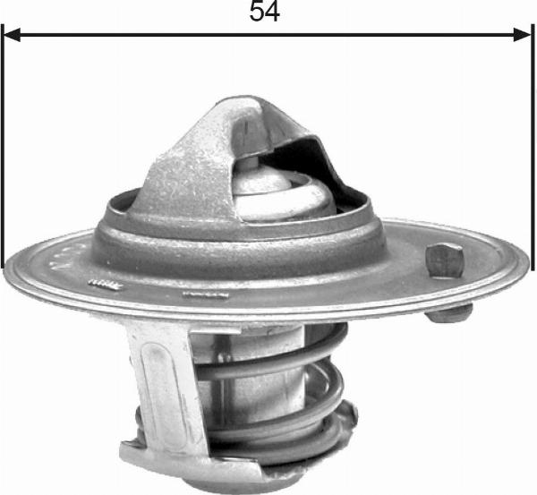 GATES TH25982G1 - Термостат, охолоджуюча рідина autocars.com.ua
