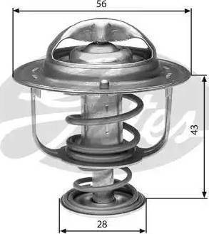 TAMA WV56TB-88 - Термостат 88°С d=56-46mm  h=43mm без прокладки autodnr.net