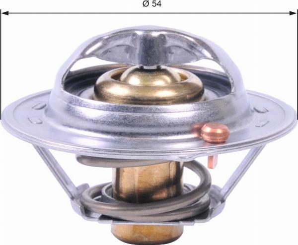 GATES TH41782G1 - Термостат, охолоджуюча рідина autocars.com.ua